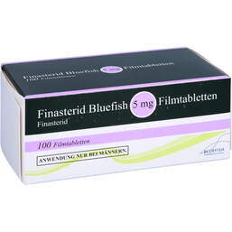 Abbildung: Finasterid Bluefish 5 mg Filmtabletten 100 St, Filmtabletten PZN 10282301