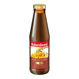 Abbildung: Rabenhorst Sanddorn plus C-500 ungesüßt Saft Saft, 450 ml PZN 10283507