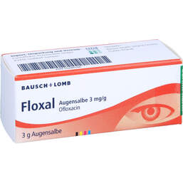 Abbildung: Floxal 3 mg / g Augensalbe 3 g, Augensalbe PZN 10286546