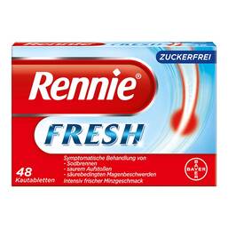 Abbildung: Rennie Fresh Kautabletten 48 St, Kautabletten PZN 10300097