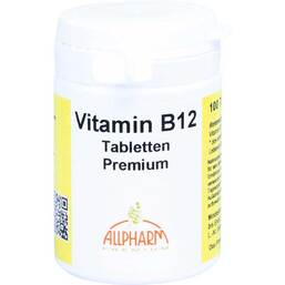 Abbildung: Vitamin B12 Premium Allpharm Tabletten Tabletten, 100 St PZN 10300938