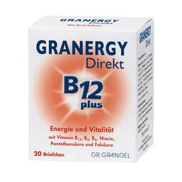 Abbildung: Grandel Granergy Direkt B12 plus Briefchen Beutel, 20 St PZN 10303871
