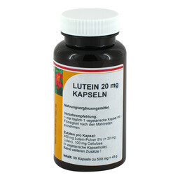 Abbildung: Lutein 20 mg Kapseln Kapseln, 90 St PZN 10309862