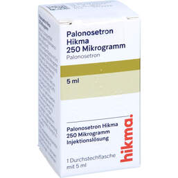 Abbildung: Palonosetron Hikma 250 Mikrogramm / 5 ml Injektionslösung 1 St, Injektionslösung PZN 10311586