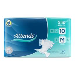Abbildung: Attends® Slip Regular 10 medium 26 St PZN 10313846