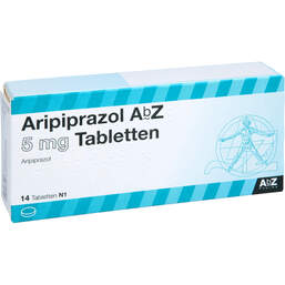 Abbildung: Aripiprazol AbZ 5 mg Tabletten 14 St, Tabletten PZN 10317749