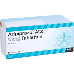 Abbildung: Aripiprazol AbZ 5 mg Tabletten 98 St, Tabletten PZN 10317784