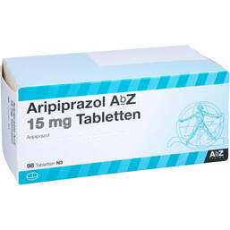 Abbildung: Aripiprazol AbZ 15 mg Tabletten 98 St, Tabletten PZN 10317933