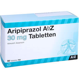 Abbildung: Aripiprazol AbZ 30 mg Tabletten 98 St, Tabletten PZN 10318016