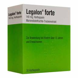 Abbildung: Legalon forte Hartkapseln 30 St, Hartkapseln PZN 10318766