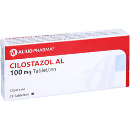 Abbildung: Cilostazol AL 100 mg Tabletten 28 St, Tabletten PZN 10320705