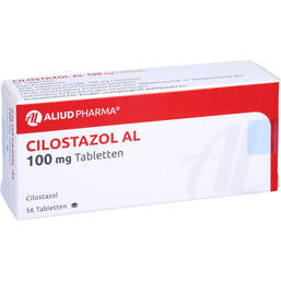 Abbildung: Cilostazol AL 100 mg Tabletten 56 St, Tabletten PZN 10320711