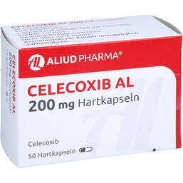 Abbildung: Celecoxib AL 200 mg Hartkapseln 50 St, Hartkapseln PZN 10320786