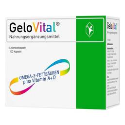 Abbildung: GeloVital Nahrungsergänzungsmittel Kapseln 100 St, Kapseln PZN 10320852