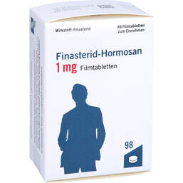 Abbildung: Finasterid Hormosan 1 mg Filmtabletten 98 St, Filmtabletten PZN 10325789