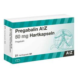 Abbildung: Pregabalin AbZ 50 mg Hartkapseln 21 St, Hartkapseln PZN 10326932
