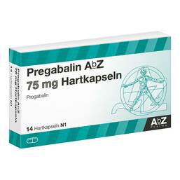Abbildung: Pregabalin AbZ 75 mg Hartkapseln 14 St, Hartkapseln PZN 10326955