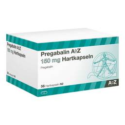 Abbildung: Pregabalin AbZ 150 mg Hartkapseln 56 St, Hartkapseln PZN 10327021