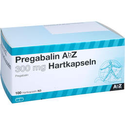 Abbildung: Pregabalin AbZ 300 mg Hartkapseln 100 St, Hartkapseln PZN 10327162