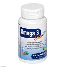 Abbildung: Omega 3 Junior Berco Kaukapseln Kapseln, 60 St PZN 10329072