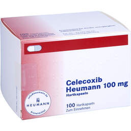 Abbildung: Celecoxib Heumann 100 mg Hartkapseln 100 St, Hartkapseln PZN 10333949