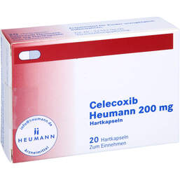 Abbildung: Celecoxib Heumann 200 mg Hartkapseln 20 St, Hartkapseln PZN 10333955