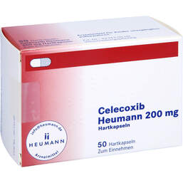 Abbildung: Celecoxib Heumann 200 mg Hartkapseln 50 St, Hartkapseln PZN 10333961