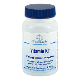 Abbildung: Vitamin K2 100 ug Junek Kapseln Kapseln, 60 St PZN 10335776