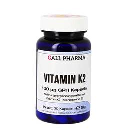 Abbildung: Vitamin K2 100 ug GPH Kapseln Kapseln, 30 St PZN 10337953