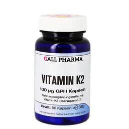 Abbildung: Vitamin K2 100 ug GPH Kapseln Kapseln, 60 St PZN 10337976