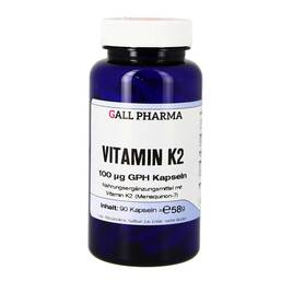 Abbildung: Vitamin K2 100 ug GPH Kapseln Kapseln, 90 St PZN 10337982