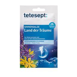 Abbildung: Tetesept Sinnensalz Land der Träume Salz, 60 g PZN 10347549