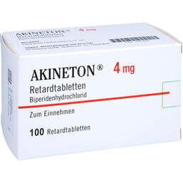 Abbildung: Akineton 4 mg retard Tabletten 100 St, Retard-Tabletten PZN 10353886