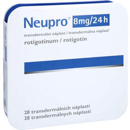 Abbildung: Neupro 8 mg / 24 h transdermale Pflaster 28 St, Pflaster transdermal PZN 10355514