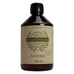 Abbildung: Olivenblattextrakt-Natura 100% naturrein pur 500 ml, Extrakt PZN 10357588
