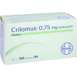Abbildung: Crilomus 0,75 mg Hartkapseln 100 St, Hartkapseln PZN 10382043