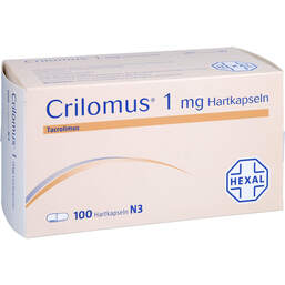 Abbildung: Crilomus 1 mg Hartkapseln 100 St, Hartkapseln PZN 10382089