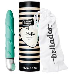 Abbildung: Belladot / Sofia Vibrator Wellenmuster grün 1 St PZN 10400918