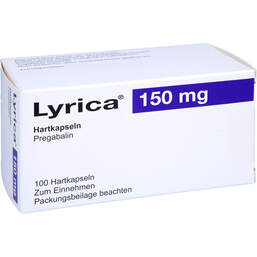 Abbildung: Lyrica 150 mg Hartkapseln 100 St, Hartkapseln PZN 10402679