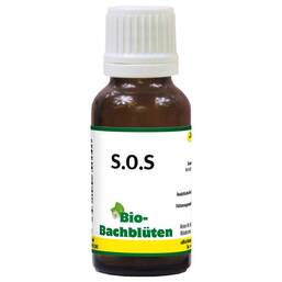 Abbildung: Bio-Bachblüten SOS vet. (für Tiere) Flüssigkeit, 20 ml PZN 10403437
