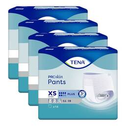 Abbildung: TENA Pants Plus XS Einweghosen bei Inkontinenz 4X14 St PZN 10408802