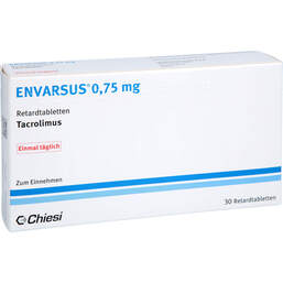 Abbildung: Envarsus 0,75 mg Retardtabletten 30 St, Retard-Tabletten PZN 10410199