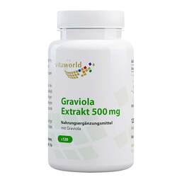 Abbildung: Graviola Extrakt 500 mg Kapseln 120 St, Kapseln PZN 10416517