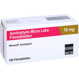 Abbildung: Amitriptylin Micro Labs 10 mg Filmtabletten 100 St, Filmtabletten PZN 10516822