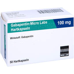 Abbildung: Gabapentin Micro Labs 100 mg Hartkapseln 50 St, Hartkapseln PZN 10517069