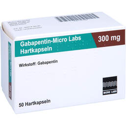 Abbildung: Gabapentin Micro Labs 300 mg Hartkapseln 50 St, Hartkapseln PZN 10517098