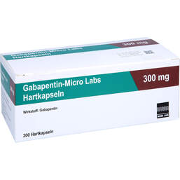 Abbildung: Gabapentin Micro Labs 300 mg Hartkapseln 200 St, Hartkapseln PZN 10517112