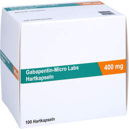 Abbildung: Gabapentin Micro Labs 400 mg Hartkapseln 100 St, Hartkapseln PZN 10517135