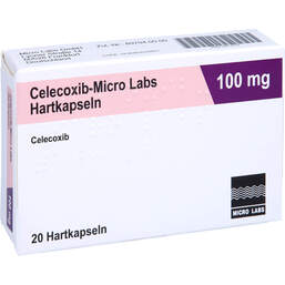 Abbildung: Celecoxib Micro Labs 100 mg Hartkapseln 20 St, Hartkapseln PZN 10517218