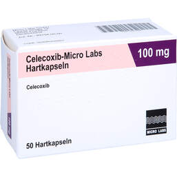 Abbildung: Celecoxib Micro Labs 100 mg Hartkapseln 50 St, Hartkapseln PZN 10517224